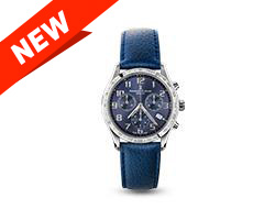 Iris Chronograph Watch - Deep Blue